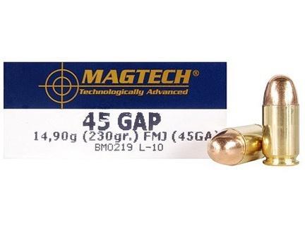 MagTech Handgun Ammunition .45 GAP 230 gr FMJ 837 fps 50/box - Precision Shot Firearms