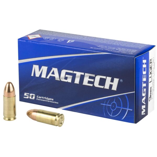 Magtech Handgun Ammunition 9mm Luger(+P+) 115gr JHP 1330 fps 50/ct - Precision Shot Firearms