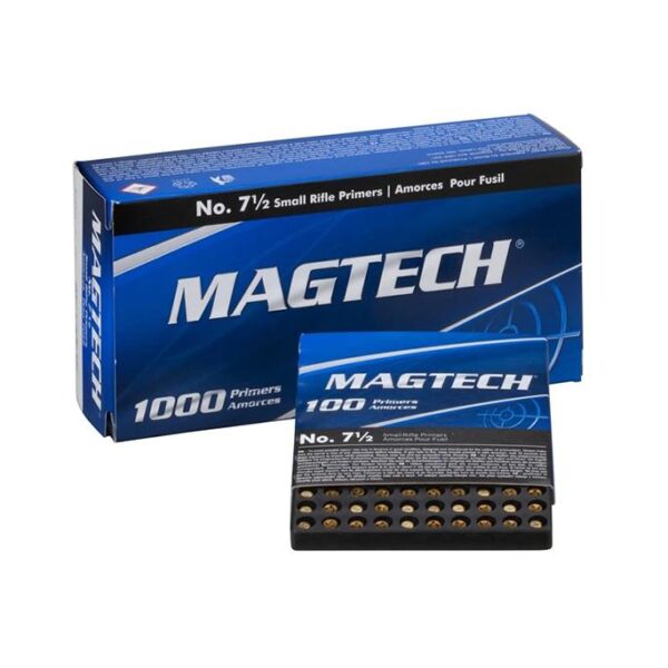 Magtech Small Rifle Primer 7½ - 1000/ct - Precision Shot Firearms