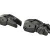 Meprolight Mepro FRBS - Self Illuminated Flip Polymer Black Back-up Rifle Sights 4 Dot Rear/Green Hyper Bright Front - Precision Shot Firearms