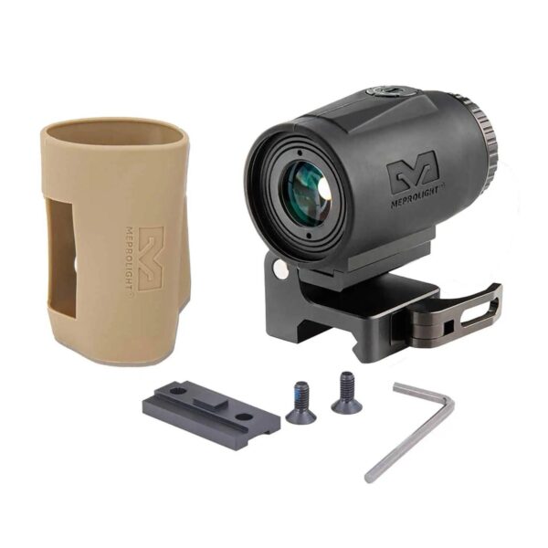 Mepro MMX3 3x Micro Magnifier w Integrated Side Flip Adaptor - Precision Shot Firearms