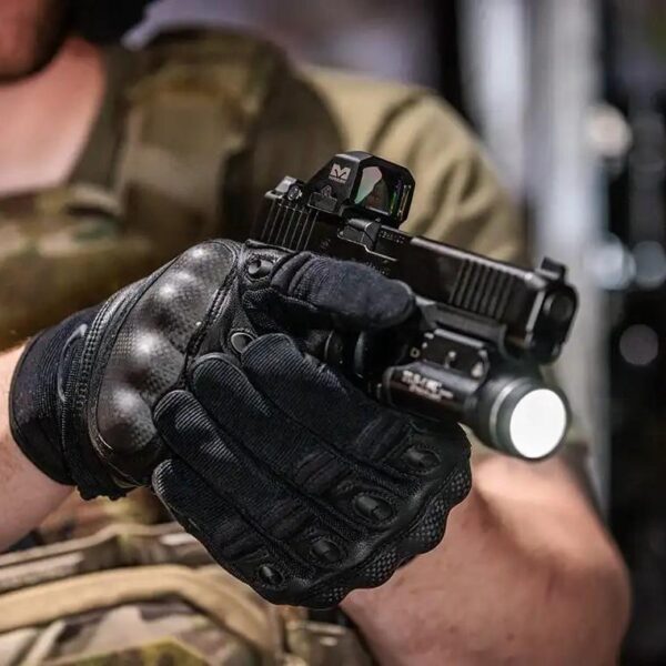 Mepro Pistol Optic MPO-F Open Emitter Pistol Sight BULLSEYE RMR / Shake Awake - Precision Shot Firearms
