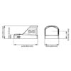 Mepro Pistol Optic MPO-DS Open Emitter Pistol Sight with RMSc/JPoint Shake Awake - Precision Shot Firearms