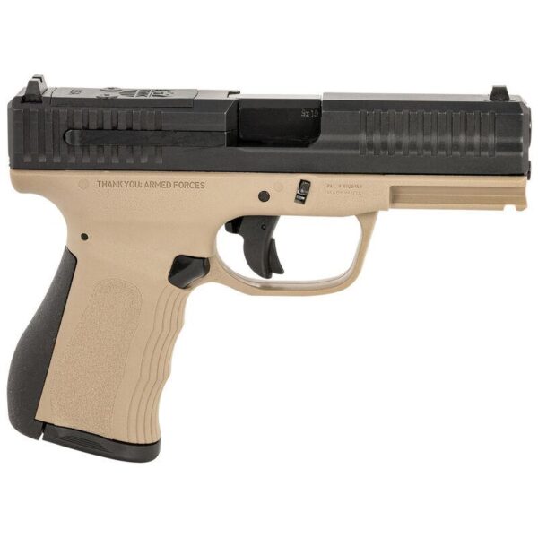 FMK Mach 9 Handgun 9mm Luger 10rd Magazine(1) 4" Barrel Optic Ready FDE Frame - Precision Shot Firearms