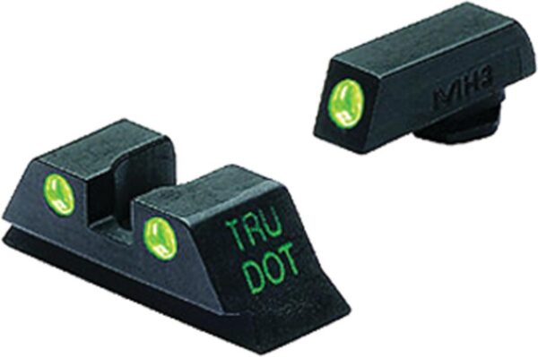 Meprolight Self Illuminated Tru-Dot Fixed Snag Free Night Sight For Glock Model 42/43 - Precision Shot Firearms