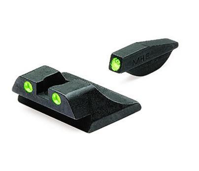 Meprolight Fixed Night Sight Ruger SR9/SR9C Green Front & Green Rear - Precision Shot Firearms