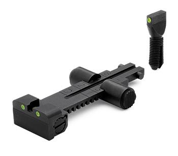 Meprolight Tru-Dot Fixed Green Night Sights for AK-47 Set (AKM Pattern) - Precision Shot Firearms