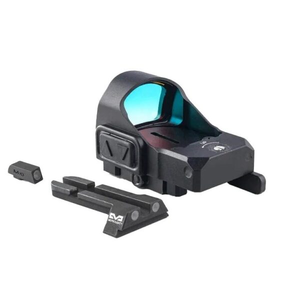 Meprolight MicroRDS Red Dot Kit with QD Adaptor and Backup Day/Night Sights - Precision Shot Firearms