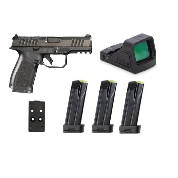 Rost Martin RM1C Handgun Bundle 9mm Luger 15rd(4) Magazines 4" Barrel Black Viridian Red Dot Pistol Case - Precision Shot Firearms