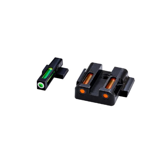 HIVIZ LiteWave H3 Orange/Green Litepipe White ring for M&P fullsize and compact in all calibers - Precision Shot Firearms