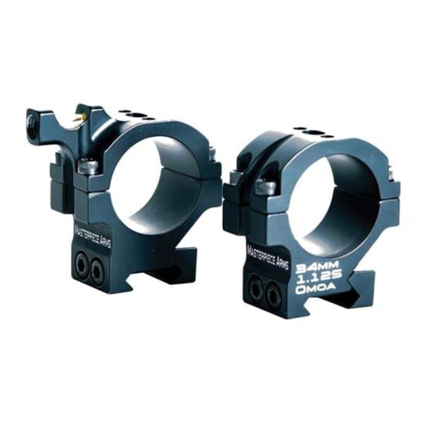 MPA Precision Machined Scope Rings 34mm Med 1.06" Black - Precision Shot Firearms