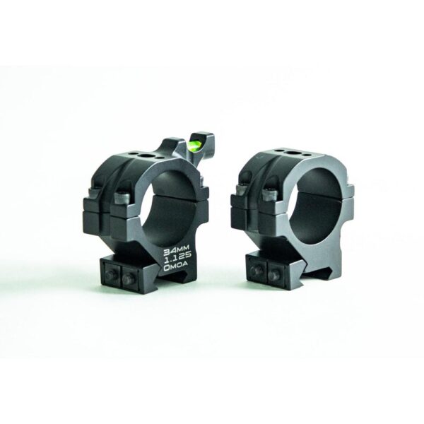 Masterpiece Arms BA Rings 35mm 1.25" Black - Precision Shot Firearms