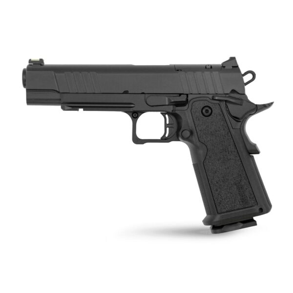 Tisas 1911 Duty 9 DS Handgun 9mm Luger 18rd Magazines(2) 5" Barrel Titanium Firing Pin Black w/Rail - Precision Shot Firearms