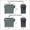 MTM Ammo Can Mini for Bulk Ammo - FDE - Precision Shot Firearms