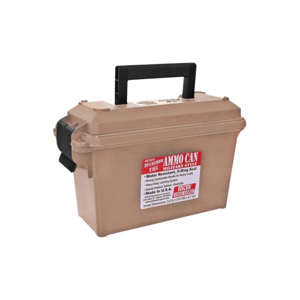 MTM .30 Cal Ammo Can Tall - FDE - Precision Shot Firearms