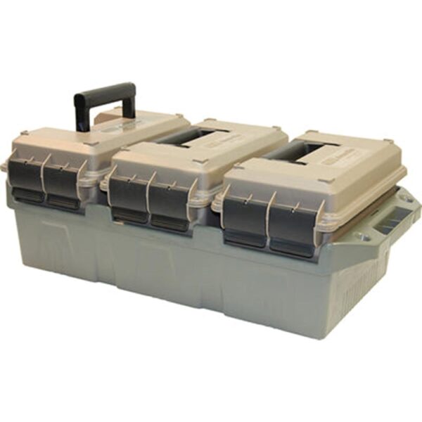 MTM 3 Can .50 Cal Ammo Crate - Flat Dark Earth - Precision Shot Firearms