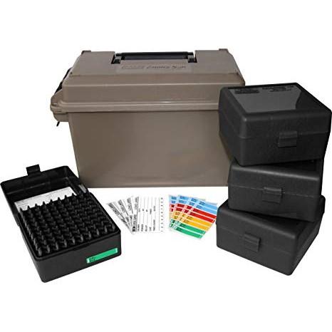 MTM AC50 .223 Ammo Can with 4-RS100 Dark Earth - Precision Shot Firearms