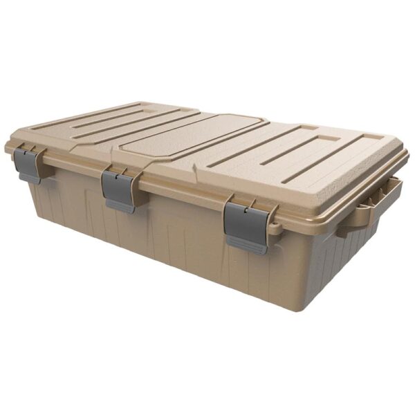 MTM Large Ammo Crate Divided Utility Box Dark Earth - Precision Shot Firearms