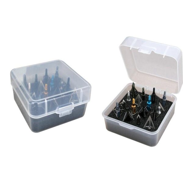 MTM Broadhead Storage Box Clear - Precision Shot Firearms