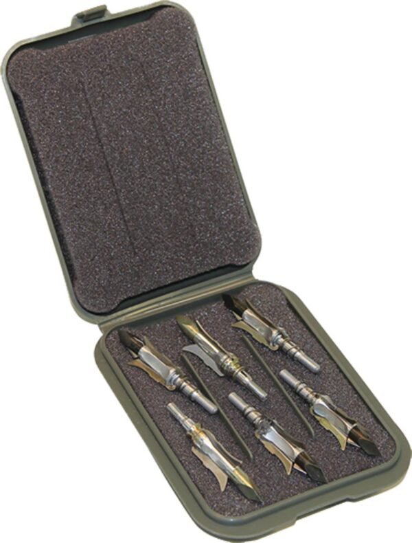 MTM Mechanical Broadhead Case Army Green - Precision Shot Firearms