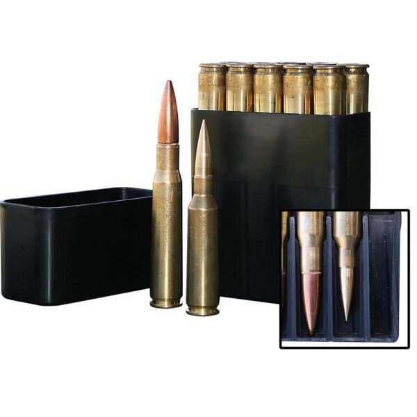 MTM 50 BMG Slip-Top 10-Round Ammo Box Black - Precision Shot Firearms