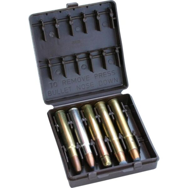 MTM African Big Game Ammo Wallets Carrier 378 Wby - 500 Nitro Brown - Precision Shot Firearms