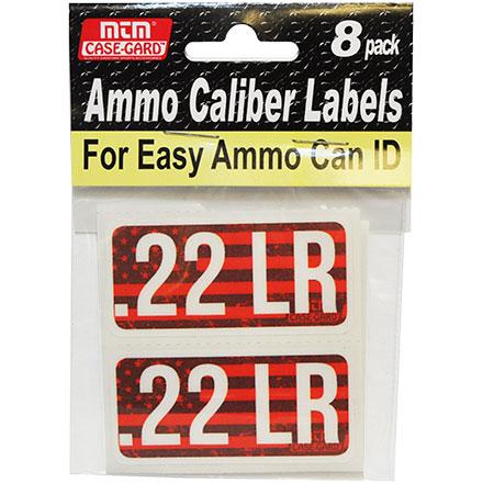 MTM Ammo Caliber Labels 12 GA - 8/ct - Precision Shot Firearms