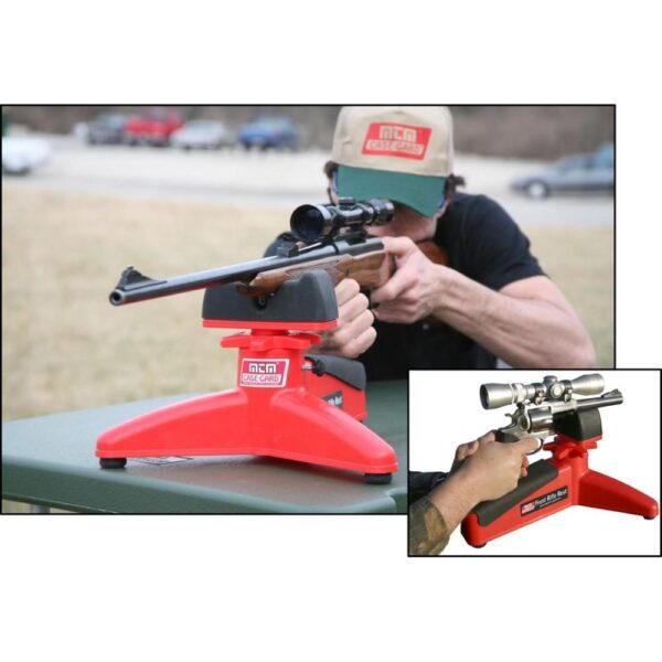 MTM Front Rifle Rest & Handgun Rest Red - Precision Shot Firearms