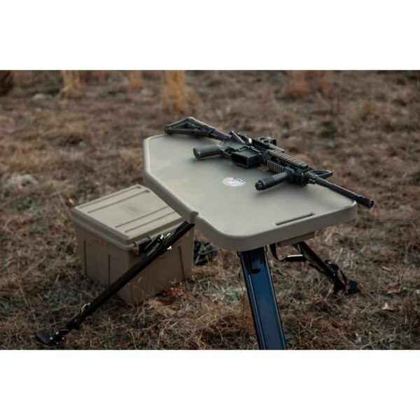MTM High-Low Shooting Table Dark Earth - Precision Shot Firearms