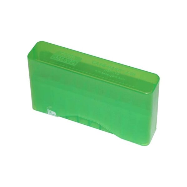 MTM J-20 Slip Top Ammo Box for 22-250/243 WIN/7.62X39 20 Rounds Clear Green - Precision Shot Firearms