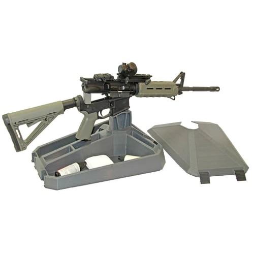 MTM MSRMS ArmAR Modern Sporting Rifle Maintenance Stand for AR-15 | DMPS Stule | AR-10 Grey - Precision Shot Firearms