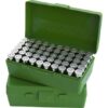 MTM Case Guard P-50 Series Handgun Ammo Box .25 / .32 Auto 50 Rounds Green - Precision Shot Firearms