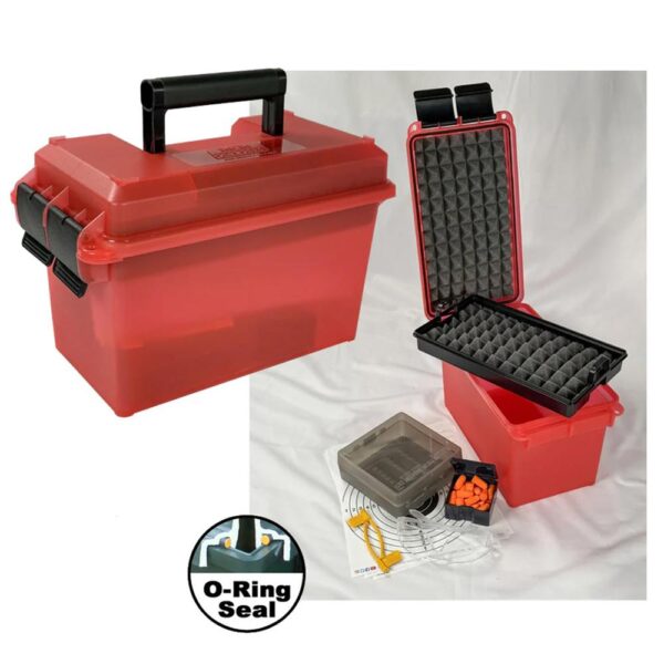 MTM Pistol Range Kit Clear Red - Precision Shot Firearms