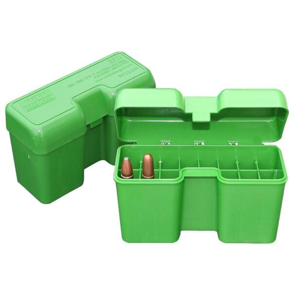 MTM Case-Guard RF-22 Series Flip Top Rifle Ammo Box Green - Precision Shot Firearms