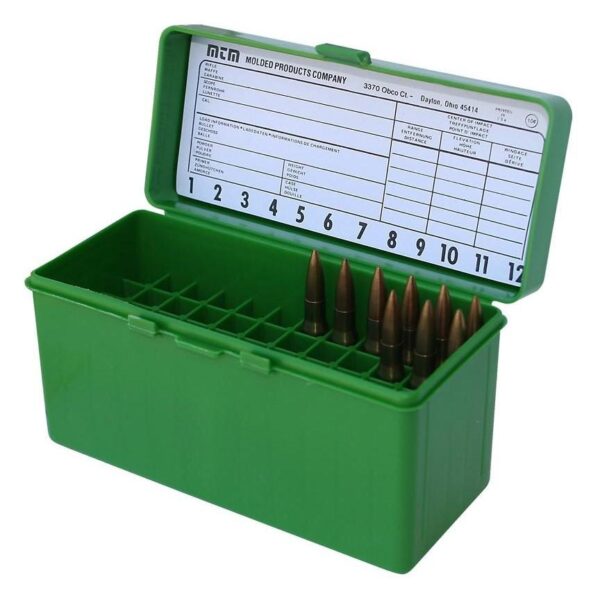 MTM Gun-Gard R-60 Series Rifle Ammo Box Green - Precision Shot Firearms