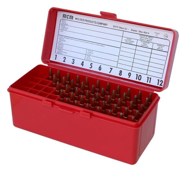 MTM Gun-Gard R-60 Series Rifle Ammo Box Red - Precision Shot Firearms