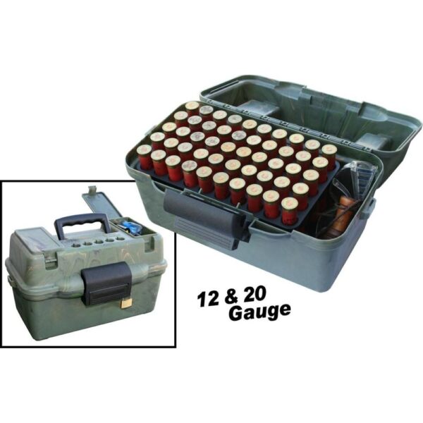 MTM Deluxe Shotshell Case Dual Gauge 100 Rounds Wild Camo - Precision Shot Firearms