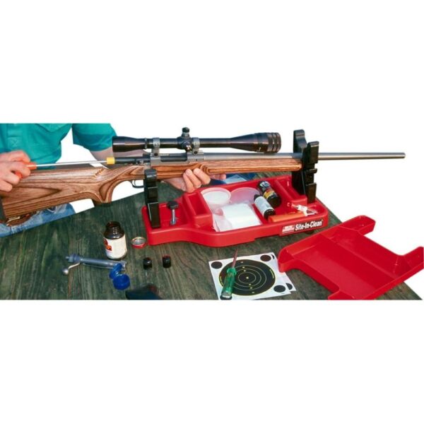 MTM Site-in Rifle Rest and Cleaning Center Red - Precision Shot Firearms