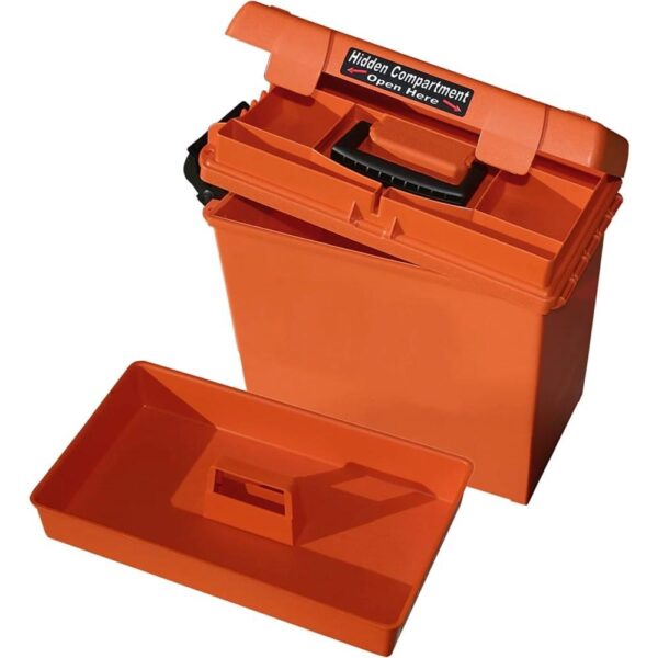MTM 15" x 8.8" x 9.4" Sportsmen's Plus Utility Dry Box Orange - Precision Shot Firearms
