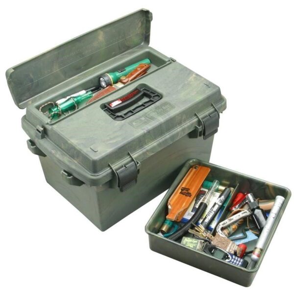 MTM 18.5" x 13" x 10" Sportsmen's Plus Utility Dry Box Wild Camo - Precision Shot Firearms