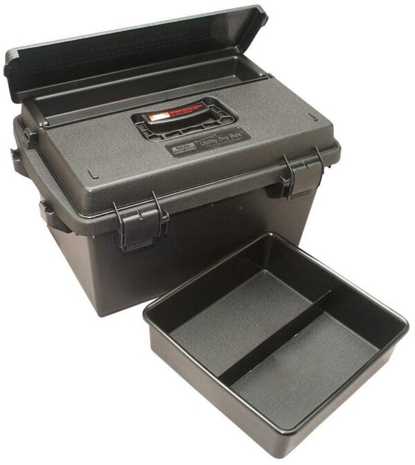 MTM 18.5" x 13" x 10" Sportsmen's Plus Utility Dry Box Black - Precision Shot Firearms