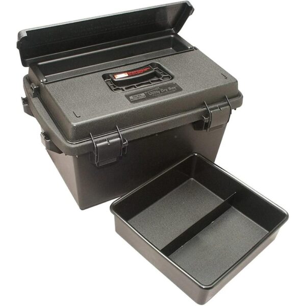 MTM 18.5" x 13" x 15.25" Sportsmen's Plus Utility Dry Box Black - Precision Shot Firearms