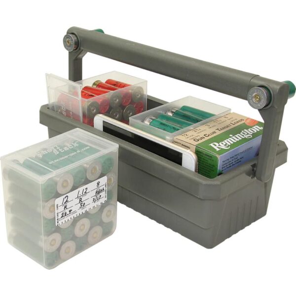 MTM Shotshell Box Caddy with 4 Clear Ammo Boxes - Precision Shot Firearms