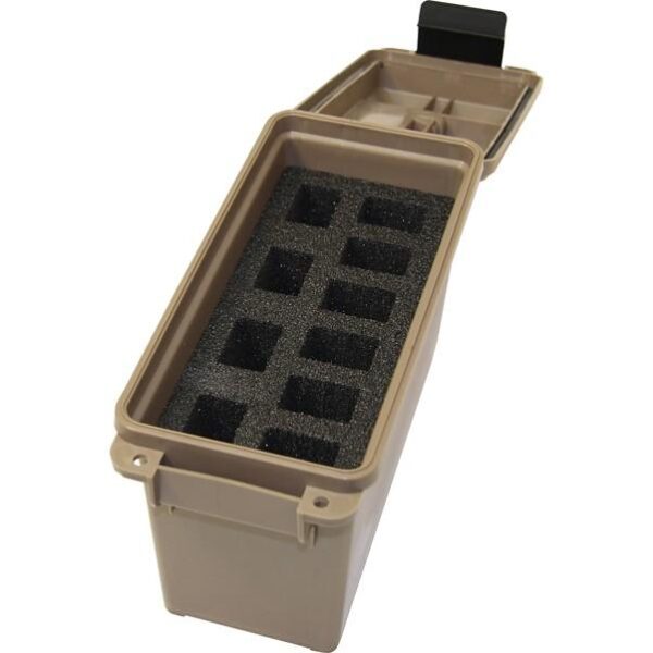 MTM Tactical Magazine Can for Double Stacked Handgun Magazines Dark Earth - Precision Shot Firearms