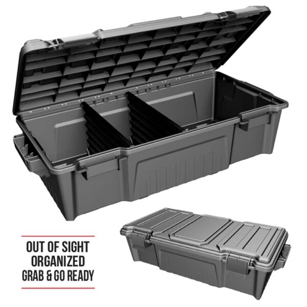 MTM Truck Underseat Gear Crate Black - Precision Shot Firearms
