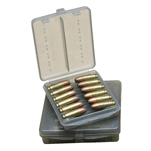 MTM 18 Rounds Case-Gard Ammo Wallet 44 Rem Mag/44 Special Clear Smoke - Precision Shot Firearms