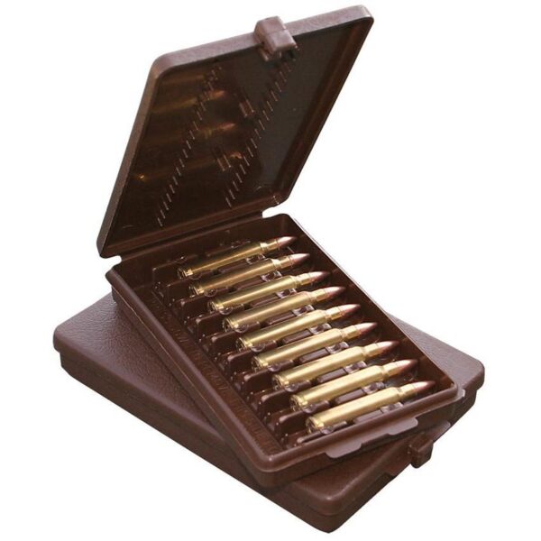 MTM 9 Rounds Case-Gard Rifle Ammo Wallet Brown - Precision Shot Firearms