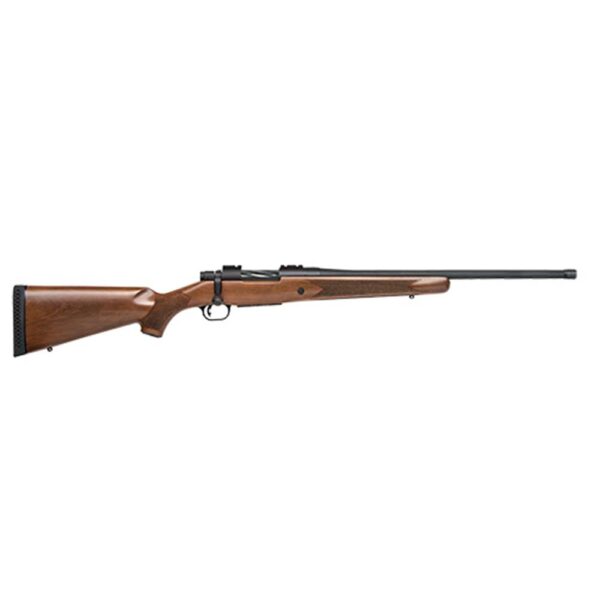 Mossberg Patriot Walnut Rifle .450 Bushmaster 4rd Magazine 20" Barrel Matte Blue - Precision Shot Firearms