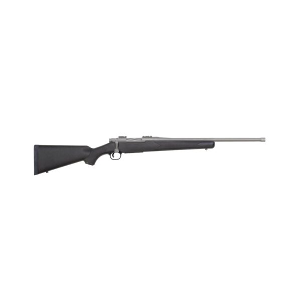 Mossberg Patriot Stainless Cerakote Rifle .450 Bushmaster 4rd Capacity 20'' Threaded Barrel Black Synthetic Stock - Precision Shot Firearms