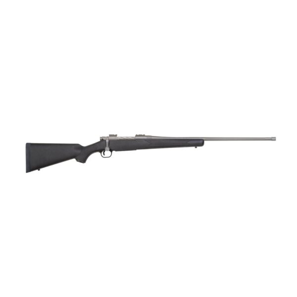 Mossberg Patriot Stainless Cerakote Rife 7mm PRC 3rd Capacity 24'' Threaded Barrel Black Synthetic Stock - Precision Shot Firearms